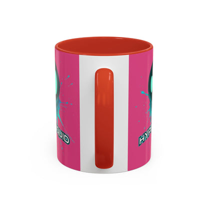 HYPE Drip Pink Accent Mug by cypherpunkgear.com