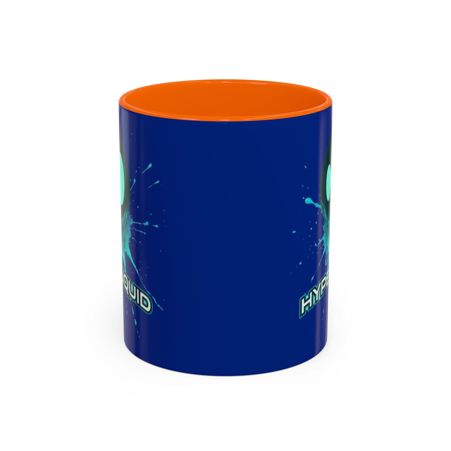 HYPE Drip Blue Accent Mug by cypherpunkgear.com