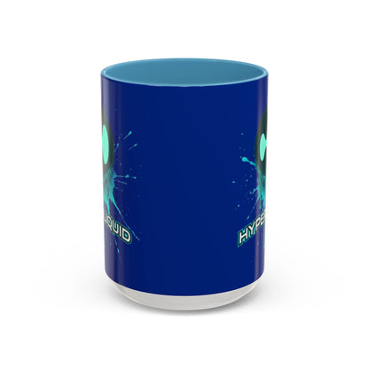 HYPE Drip Blue Accent Mug by cypherpunkgear.com