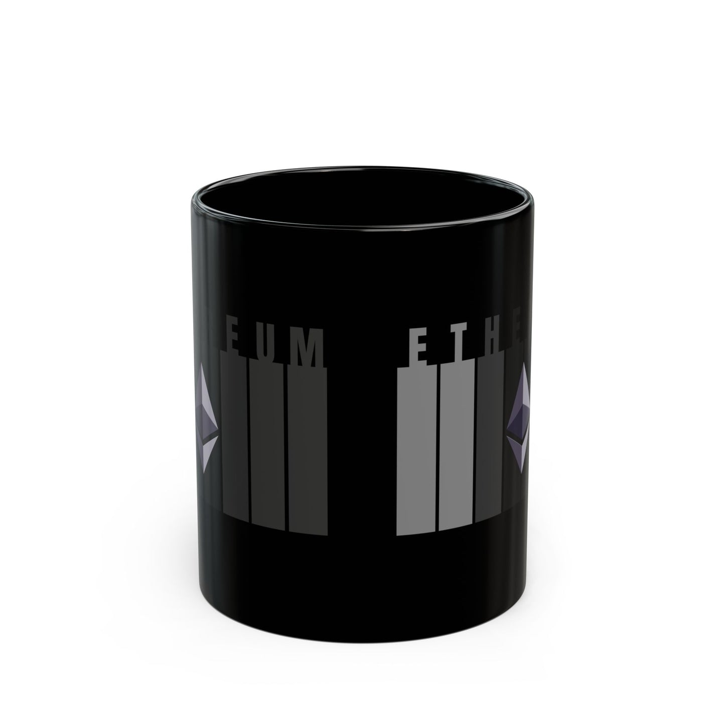 Ethereum (ETH) Black Mug by cypherpunkgear.com