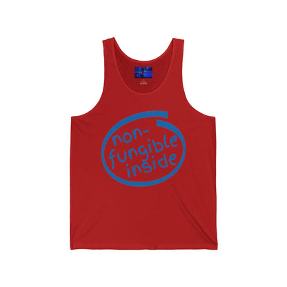 Non-Fungible Inside Unisex Jersey Tank Top by cypherpunkgear.com