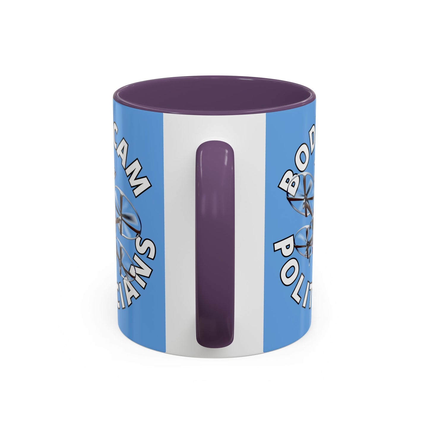 Bodycam the Politicians Drone Light Blue Accent Mug by cypherpunkgear.com