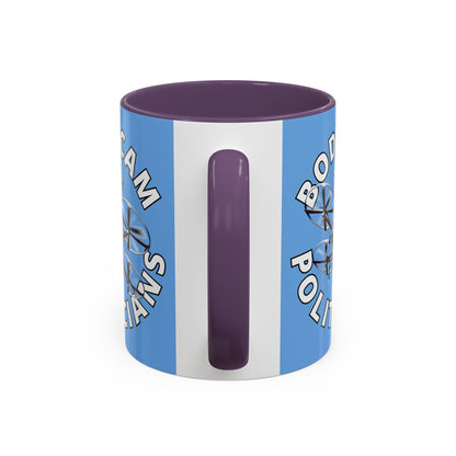 Bodycam the Politicians Drone Light Blue Accent Mug by cypherpunkgear.com