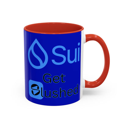 Sui: Get Slushed Dark Blue Accent Mug by cypherpunkgear.com