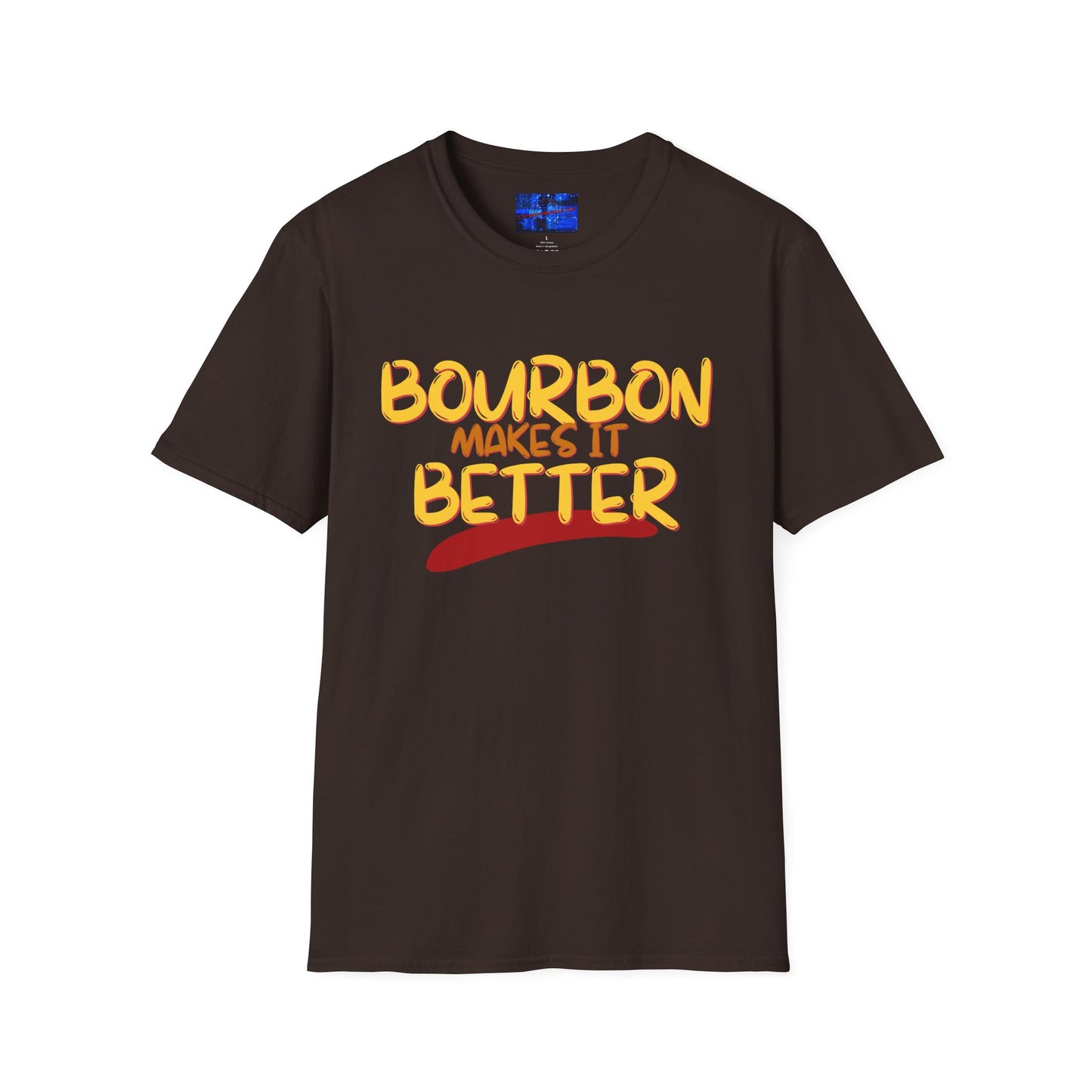 ¡Bourbon lo mejora con cypherpunkgear! Camiseta unisex de estilo suave