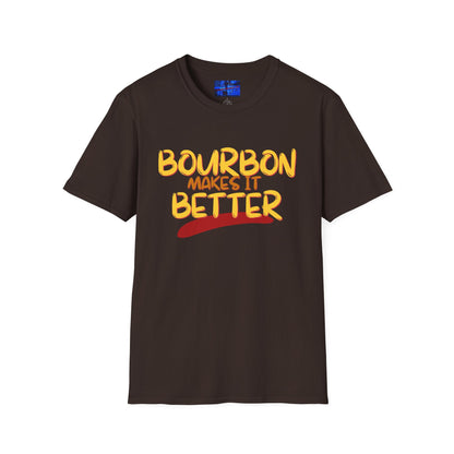 ¡Bourbon lo mejora con cypherpunkgear! Camiseta unisex de estilo suave