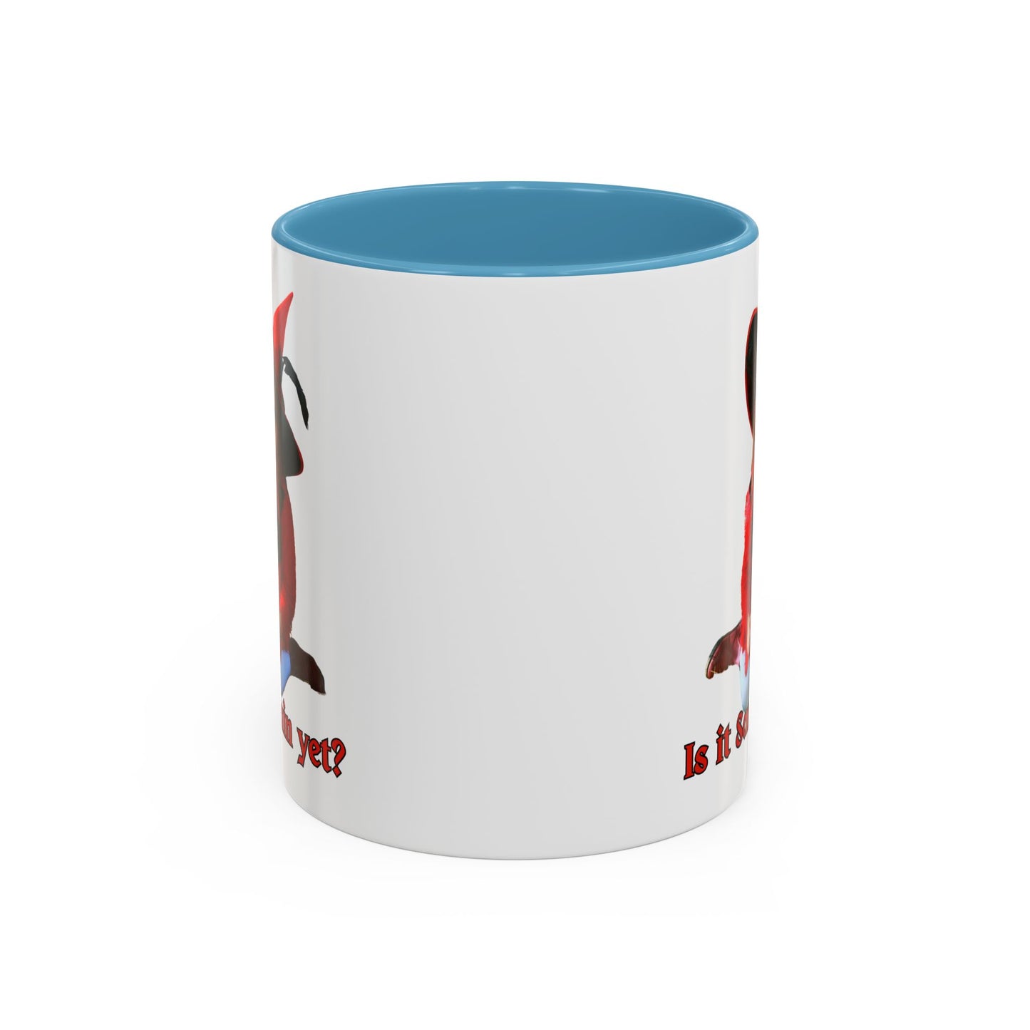 Is it Samhain yet? White Accent Mug by CreepyCrafts.boo