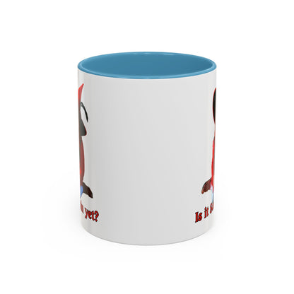 Is it Samhain yet? White Accent Mug by CreepyCrafts.boo