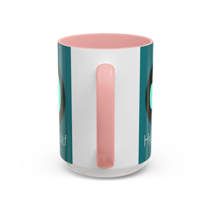 Hyperliquid White font Hyperliquid Accent Mug by cypherpunkgear.com