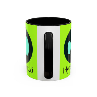 Hyperliquid Black font Green Accent Mug by cypherpunkgear.com
