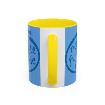 Non-Fungible Inside Light Blue Accent Mug by cypherpunkgear.com
