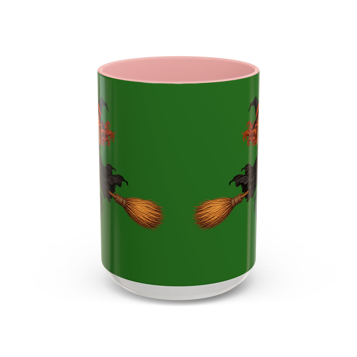 Hazel Hex Green Accent Mug by CreepyCrafts.boo
