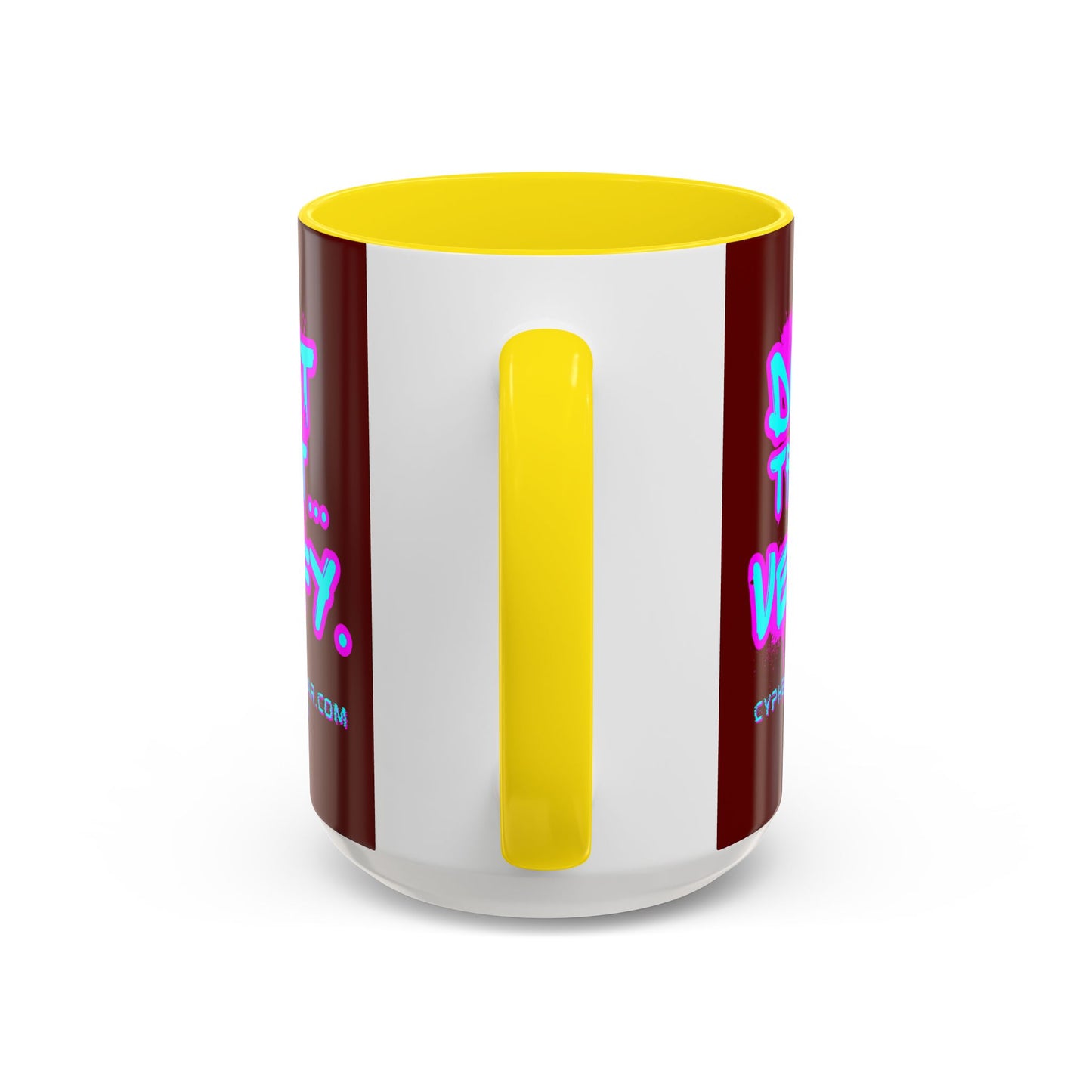 Don't Trust...Verify. Red Accent Mug by cypherpunkgear.com