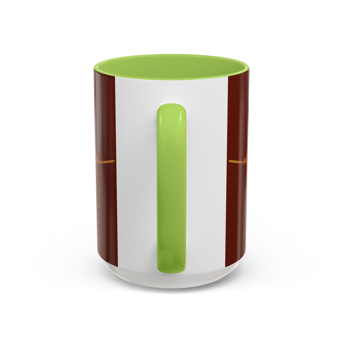 Velvet Vex Brown Accent Mug by CreepyCrafts.boo