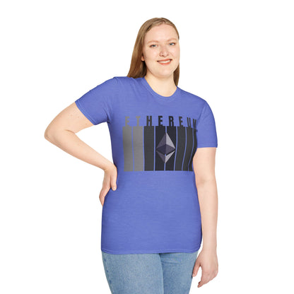 Ethereum (ETH) Light colors Unisex T-Shirt by cypherpunkgear.com