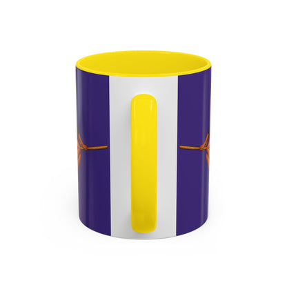 Velvet Vex Purple Accent Mug by CreepyCrafts.boo