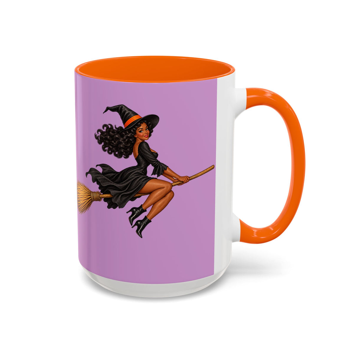 Velvet Vex Pink Accent Mug by CreepyCrafts.boo