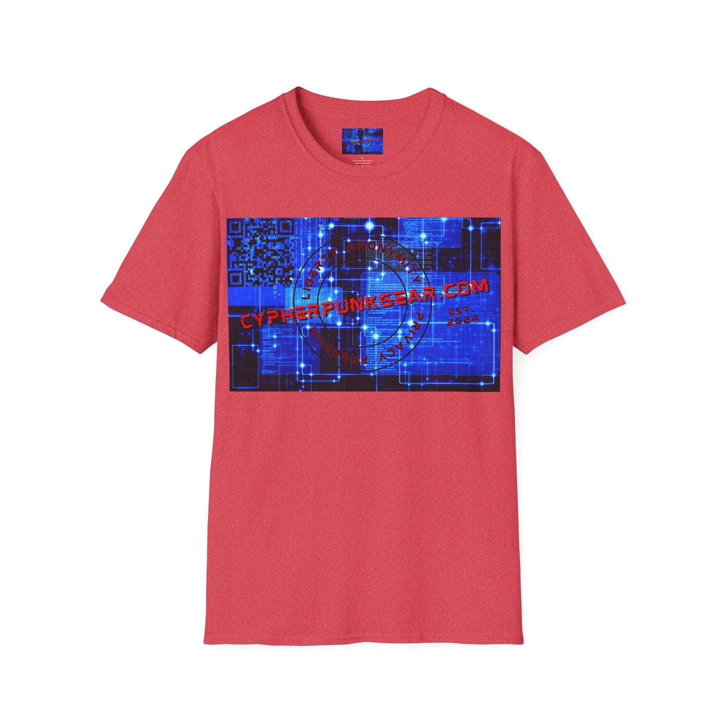 Cypherpunkgear.com logo Light colors Unisex T-Shirt by cypherpunkgear.com