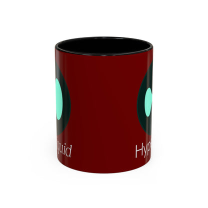 Hyperliquid White font Red Accent Mug by cypherpunkgear.com