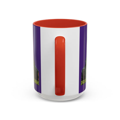 Frankenpunk Purple Accent Mug by CreepyCrafts.boo