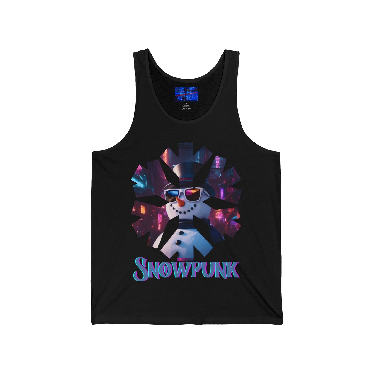 Snowpunk Unisex Jersey Tank Top by cypherpunkgear