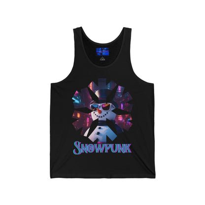 Snowpunk Unisex Jersey Tank Top by cypherpunkgear