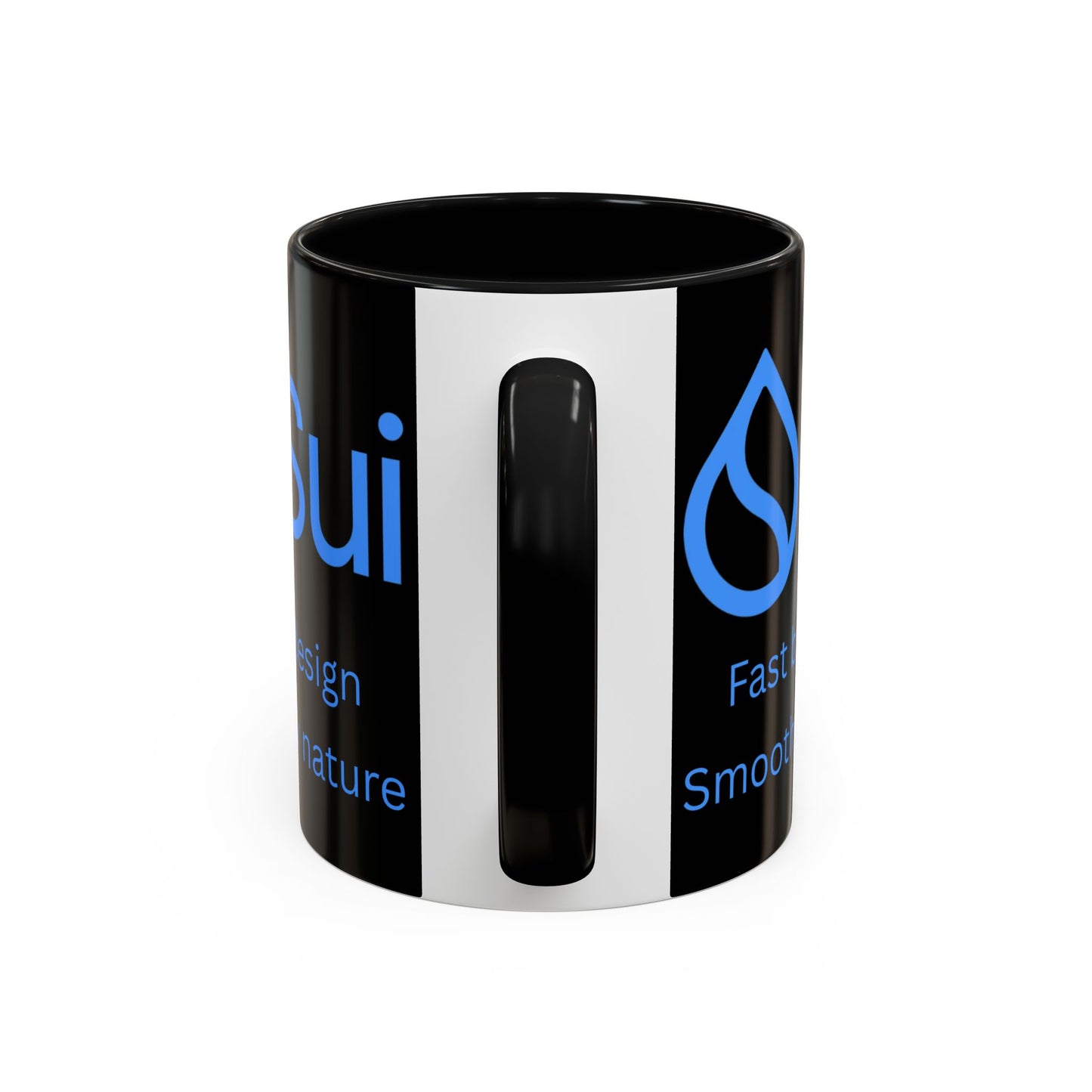 SUI Black Accent Mug by cypherpunkgear.com