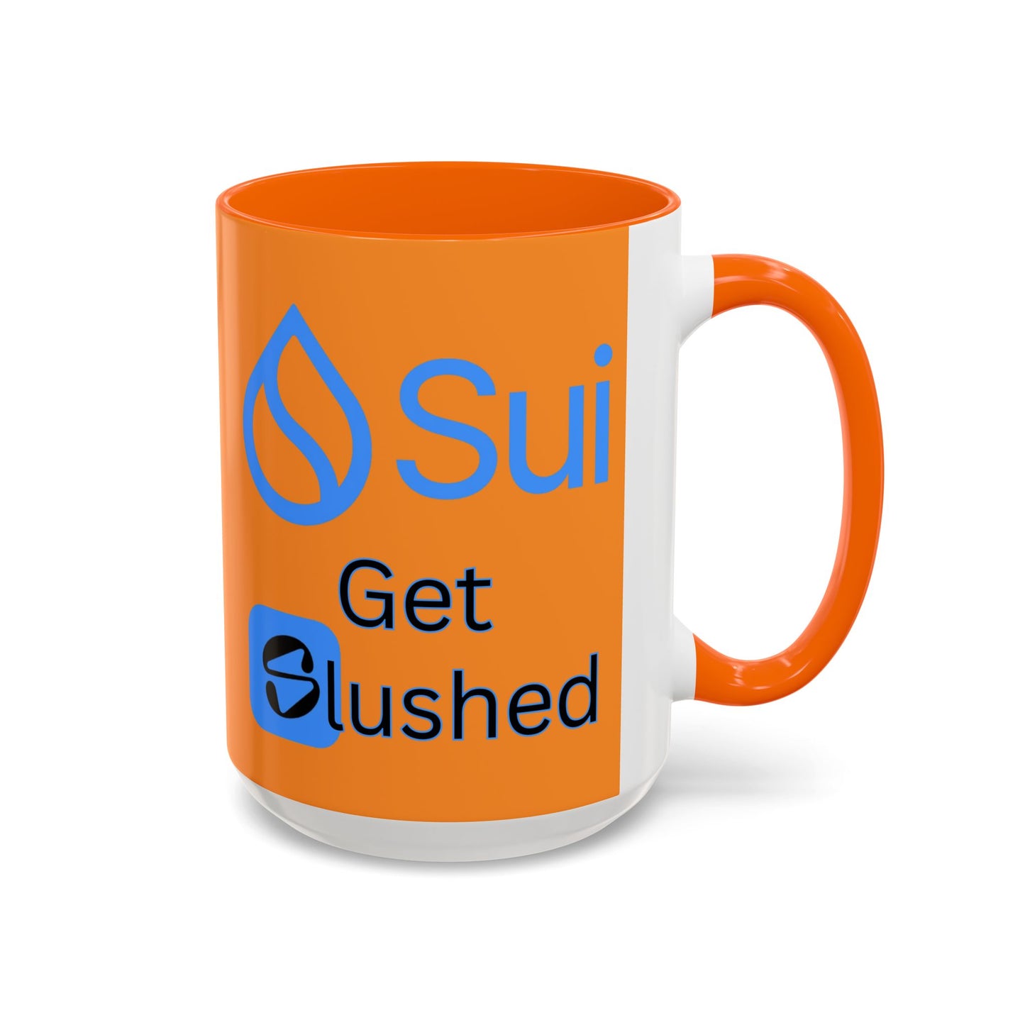 Sui: Get Slushed Orange Accent Mug by cypherpunkgear.com