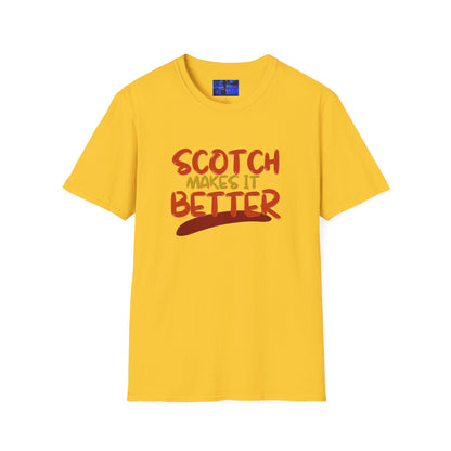 ¡Scotch lo mejora con cypherpunkgear! Camiseta unisex de estilo suave