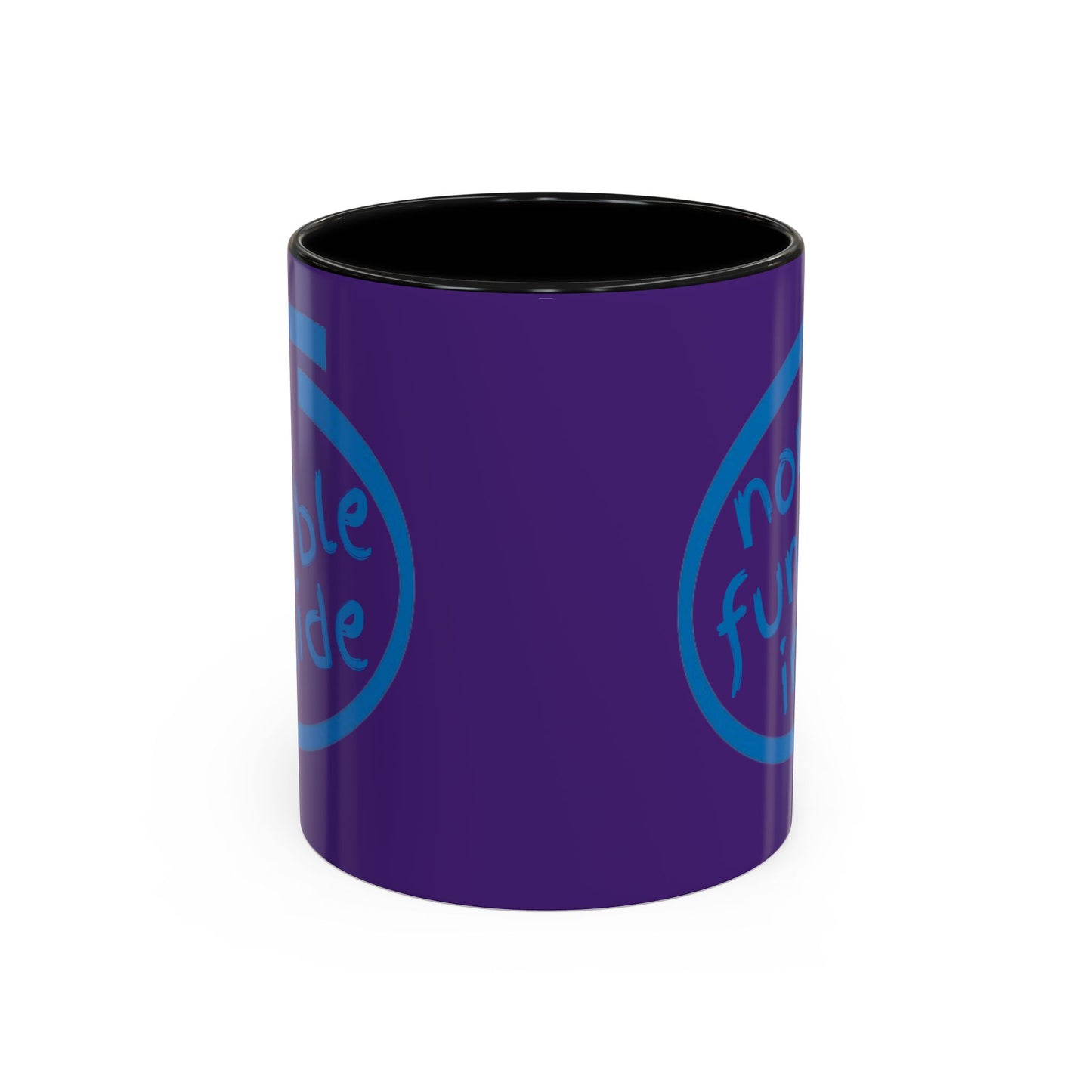 Non-Fungible Inside Purple Accent Mug by cypherpunkgear.com