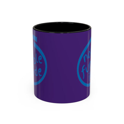 Non-Fungible Inside Purple Accent Mug by cypherpunkgear.com