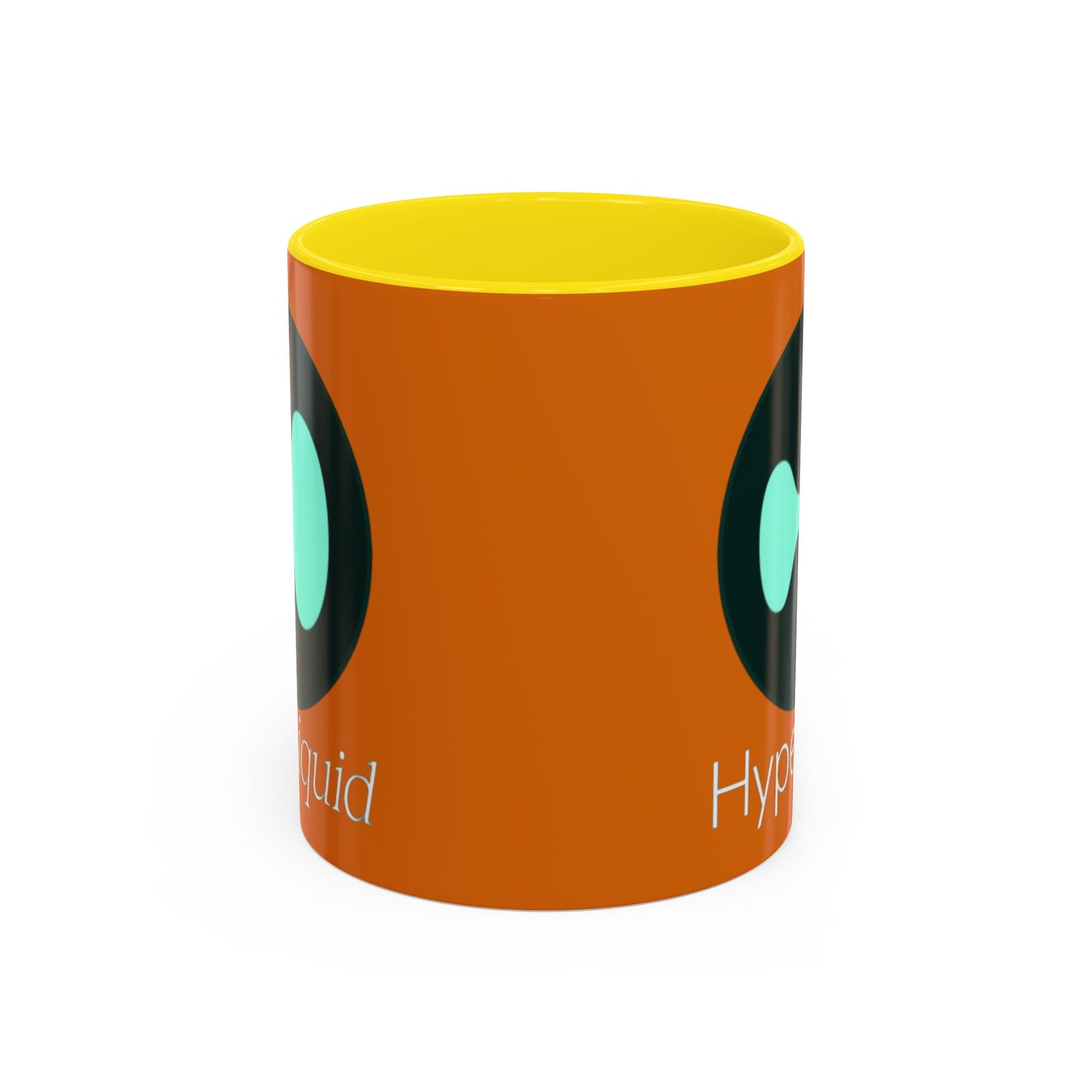 Hyperliquid White font Orange Accent Mug by cypherpunkgear.com