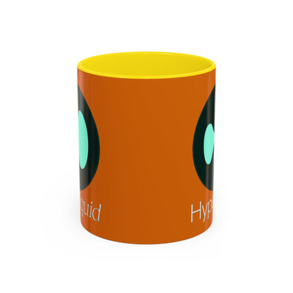 Hyperliquid White font Orange Accent Mug by cypherpunkgear.com