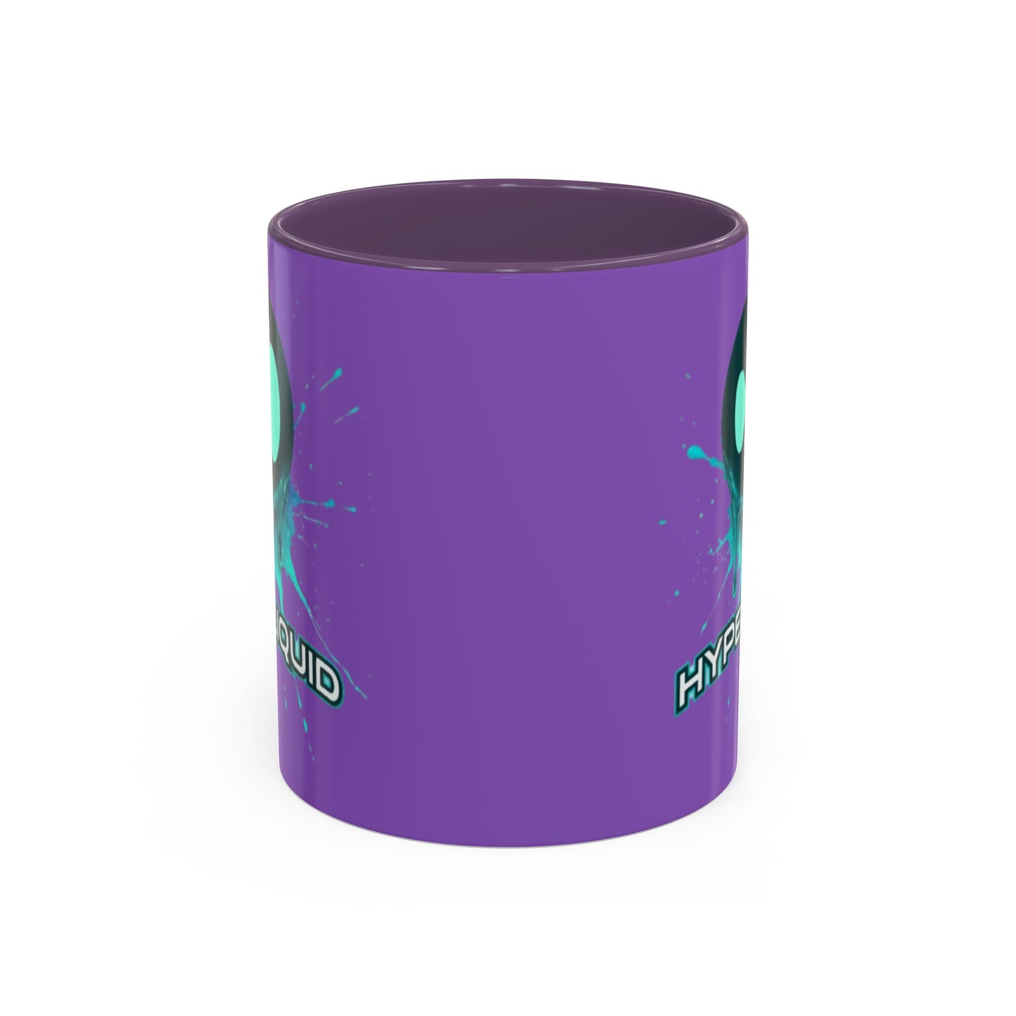 HYPE Drip Light Purple Accent Mug by cypherpunkgear.com