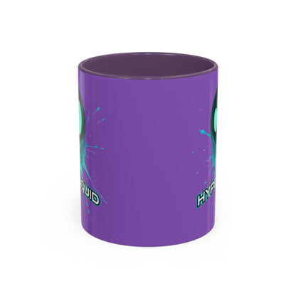 HYPE Drip Light Purple Accent Mug by cypherpunkgear.com