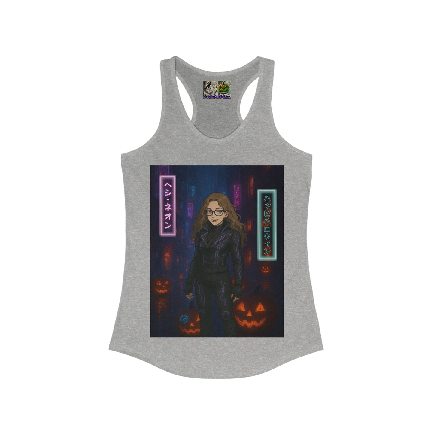 Hethyr Neon Women's Racerback Tank Top by CreepyCrafts.boo