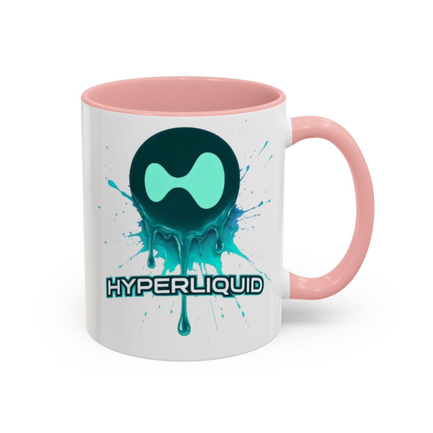 HYPE Drip White Accent Mug by cypherpunkgear.com