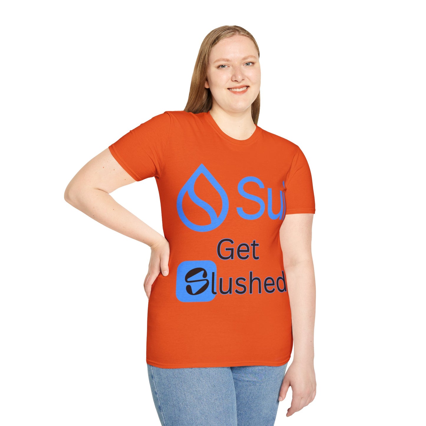 Sui: Get Slushed Light colors Unisex T-Shirt by cypherpunkgear.com