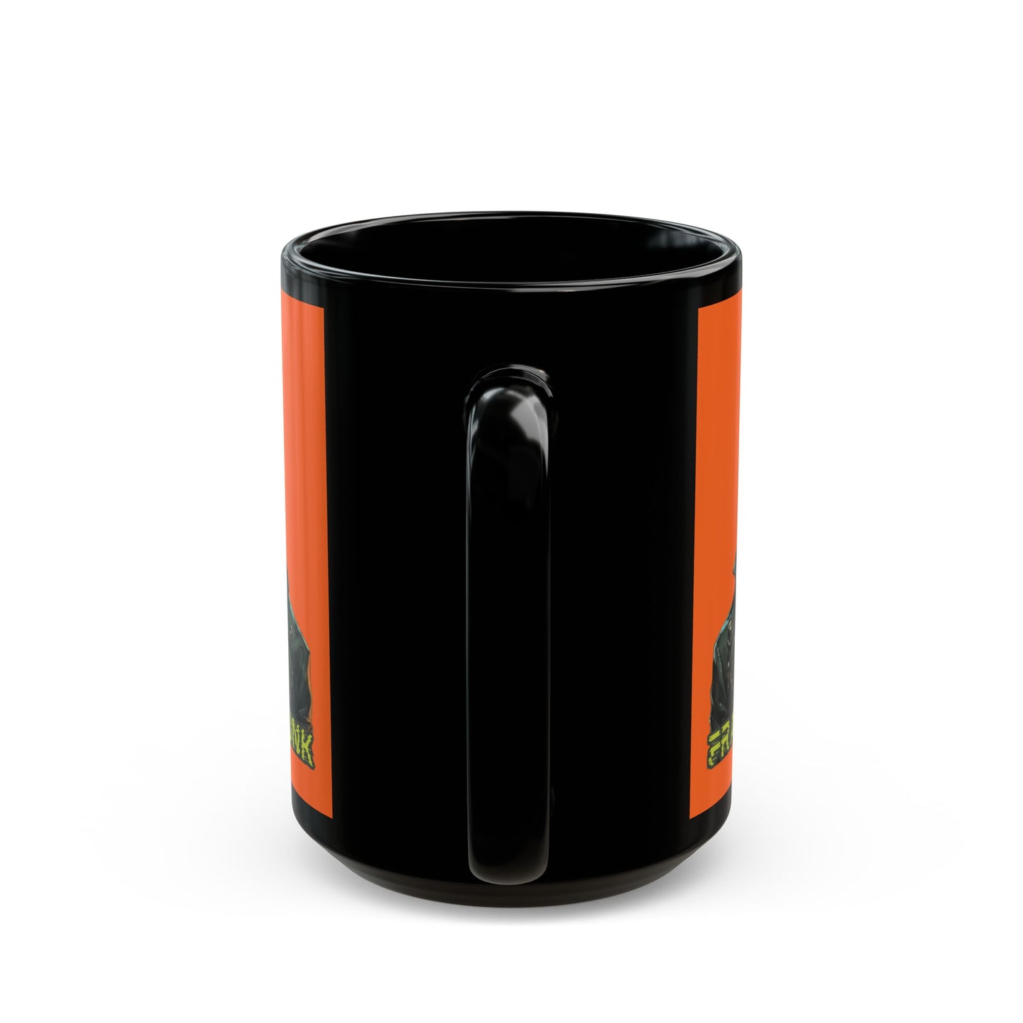 Frankenpunk Orange Mug by CreepyCrafts.boo
