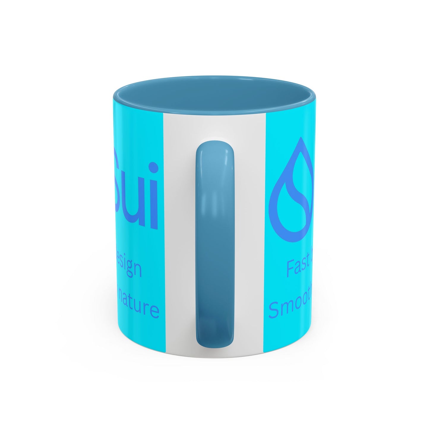 SUI Light Blue Accent Mug by cypherpunkgear.com