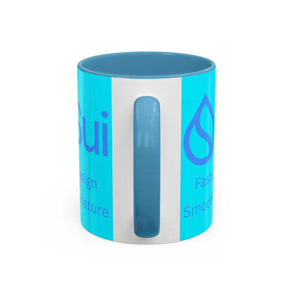 SUI Light Blue Accent Mug by cypherpunkgear.com