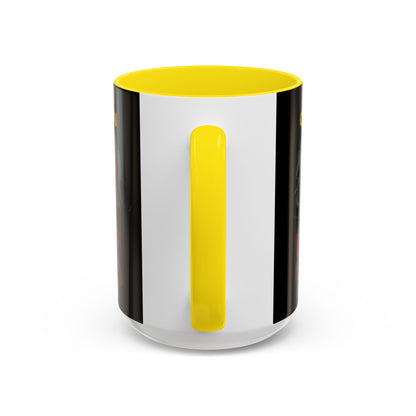 Caution, Savage Black Accent Mug by cypherpunkgear.com