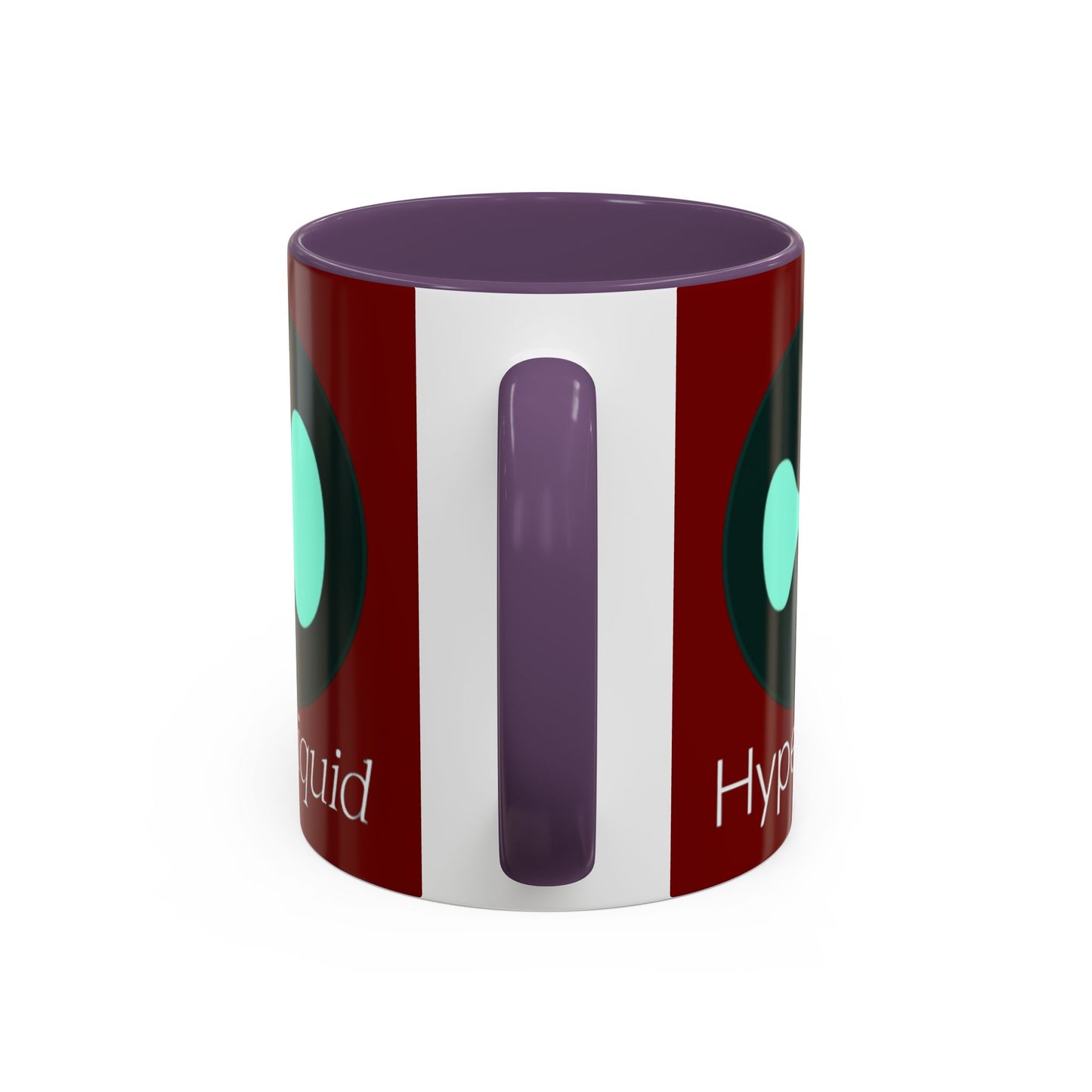 Hyperliquid White font Red Accent Mug by cypherpunkgear.com