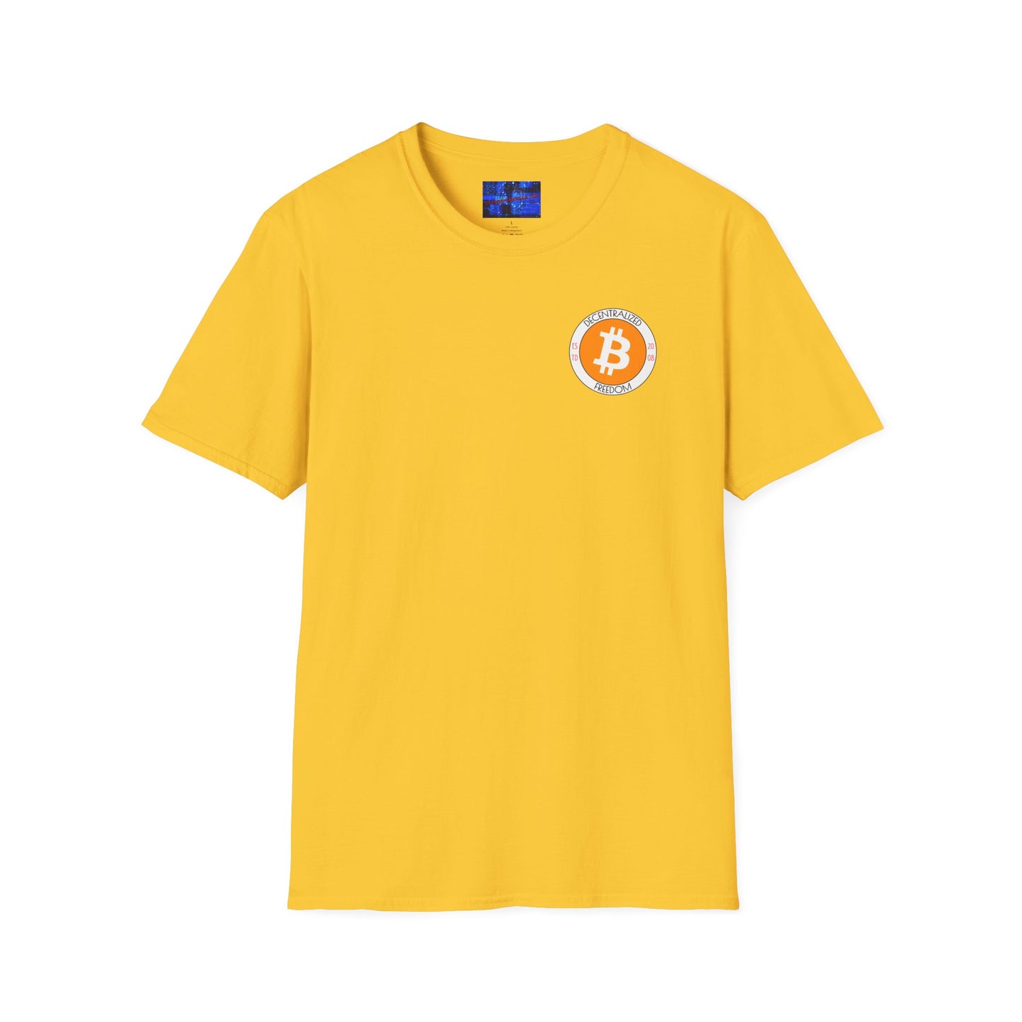 Bitcoin de 2 caras: ¡Libertad descentralizada de cypherpunkgear! Camiseta unisex de estilo suave