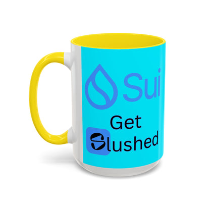 Sui: Get Slushed Light Blue Accent Mug by cypherpunkgear.com