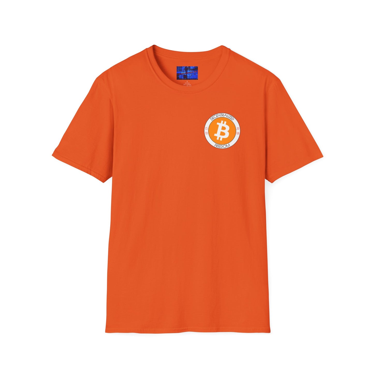 Bitcoin de 2 caras: ¡Libertad descentralizada de cypherpunkgear! Camiseta unisex de estilo suave