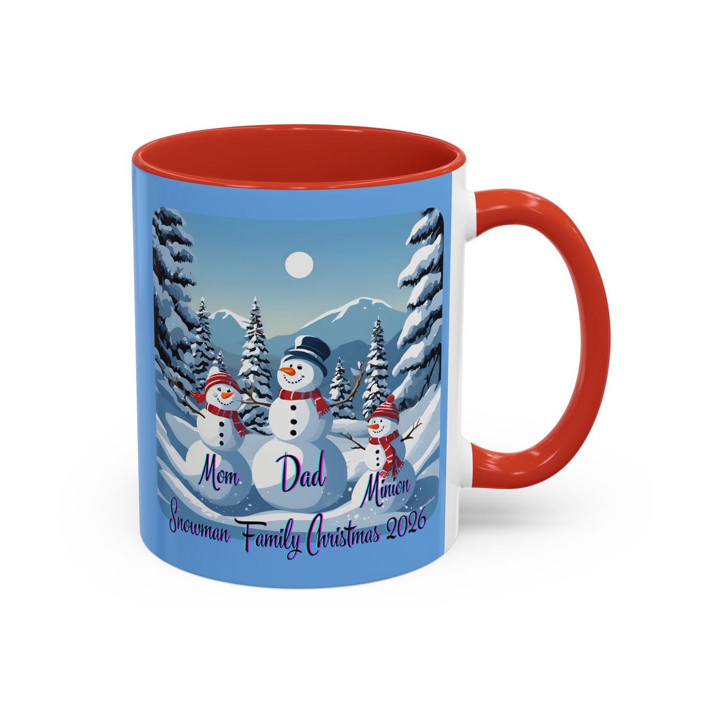 Snowman Family of 3 Accent Mug by cypherpunkgear.com