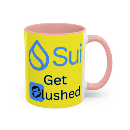 Sui: Get Slushed Yellow Accent Mug by cypherpunkgear.com