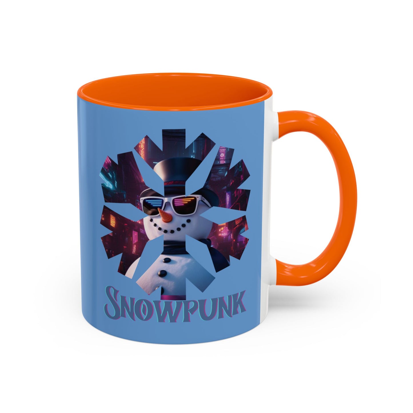 Snowpunk Accent Mug by cypherpunkgear.com