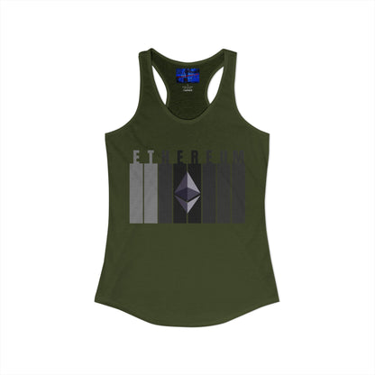 Ethereum (ETH) Women's Racerback Tank Top by cypherpunkgear.com